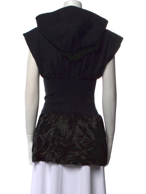 Ann Demeulemeester Mock Neck Short Sleeve Top