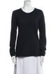 Ann Demeulemeester Scoop Neck Long Sleeve Sweatshirt