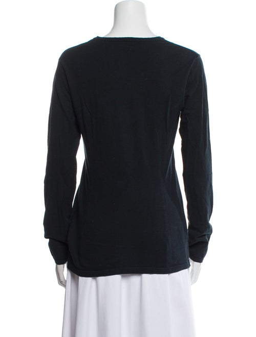 Ann Demeulemeester Scoop Neck Long Sleeve Sweatshirt