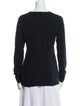 Ann Demeulemeester Scoop Neck Long Sleeve Sweatshirt