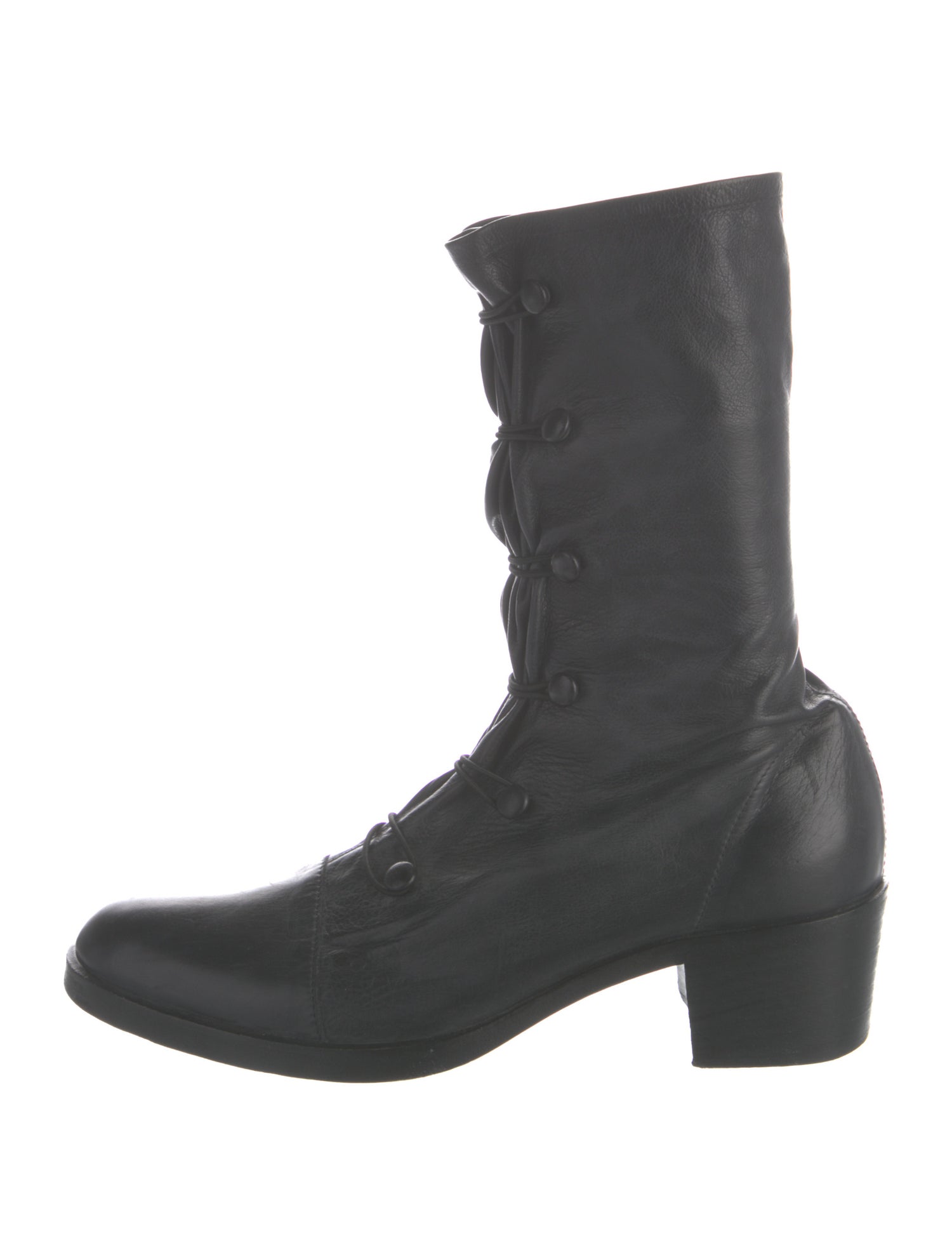 Ann Demeulemeester Leather Boots