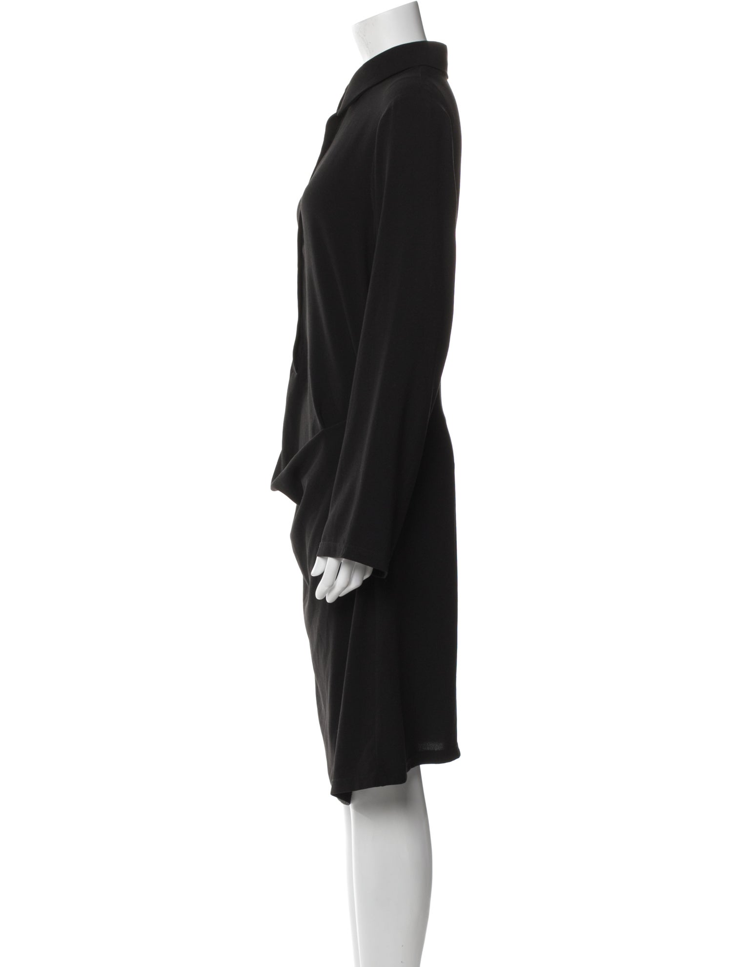 Ann Demeulemeester Mock Neck Knee-Length Dress