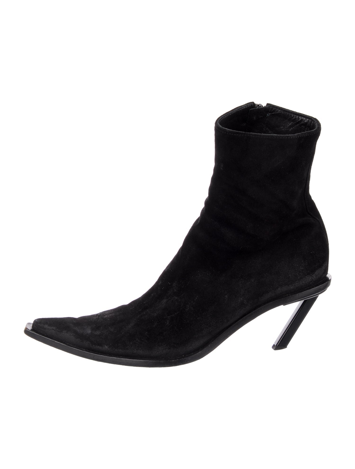 Ann Demeulemeester Suede Sock Boots