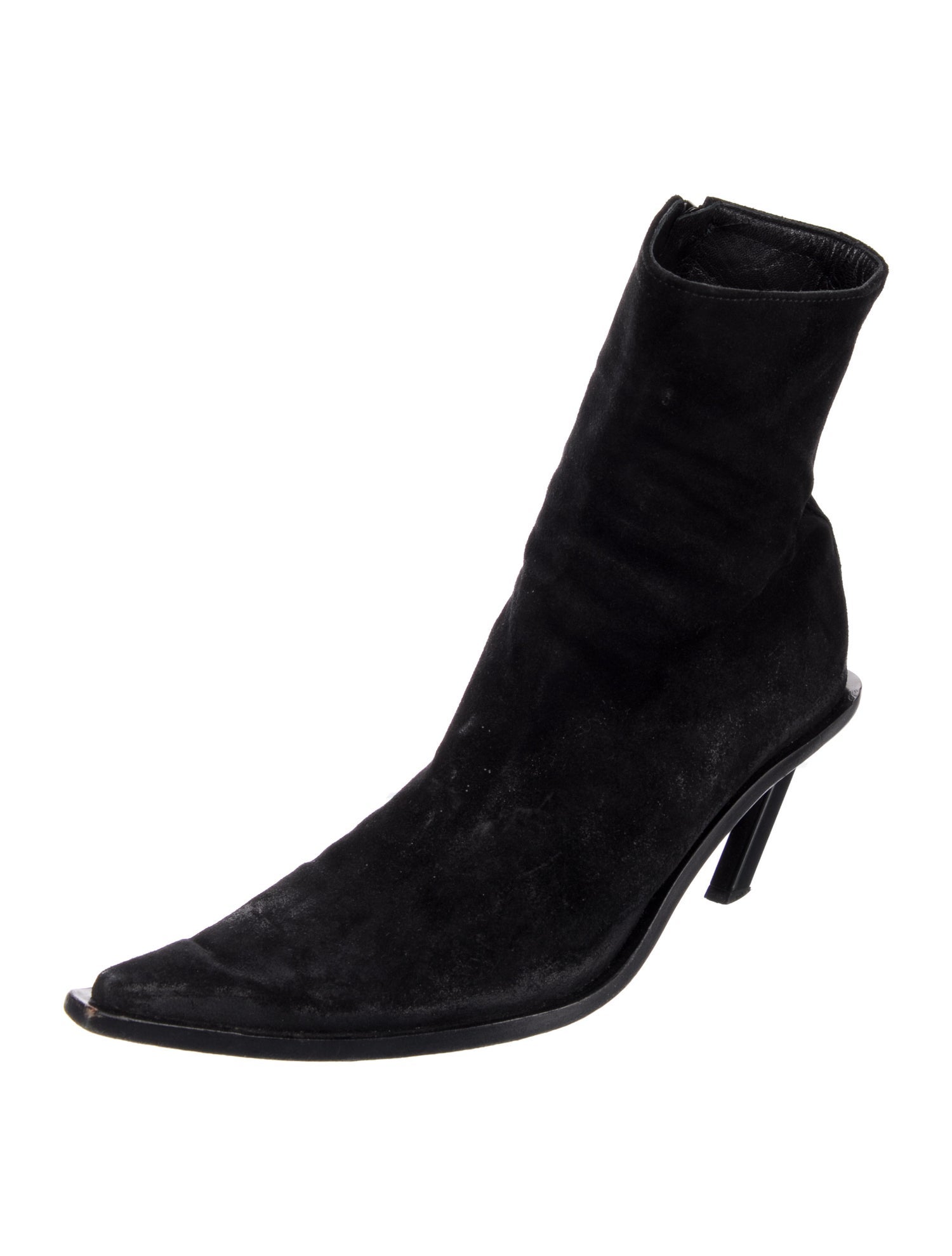 Ann Demeulemeester Suede Sock Boots