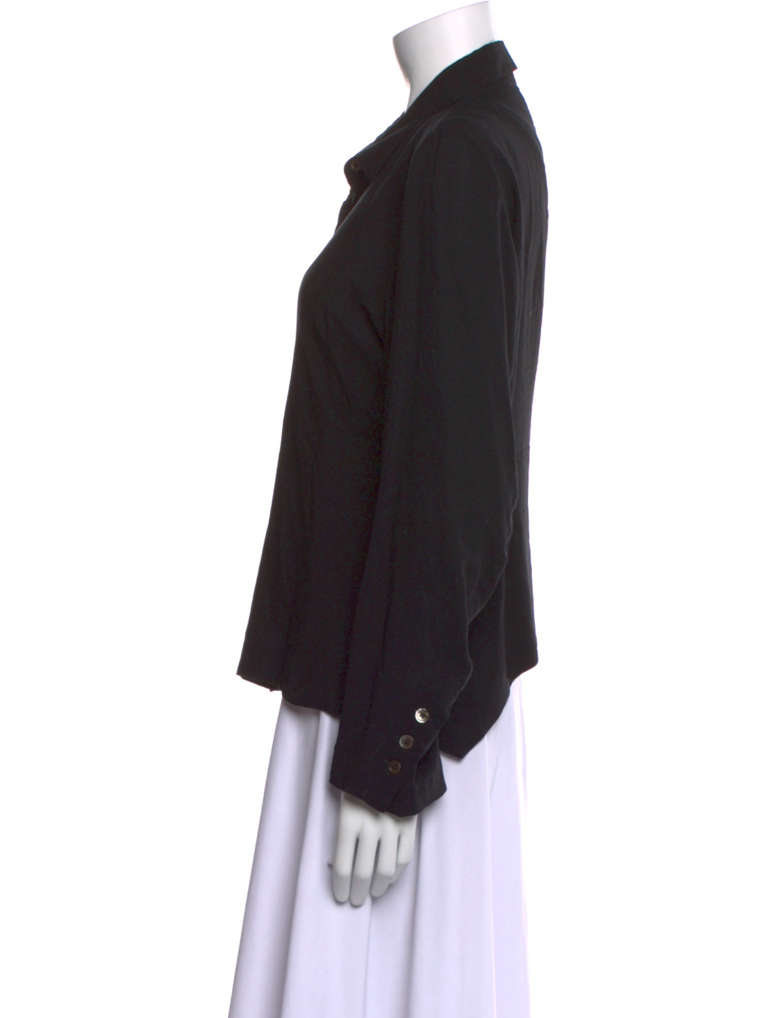 Ann Demeulemeester Long Sleeve Button-Up Top