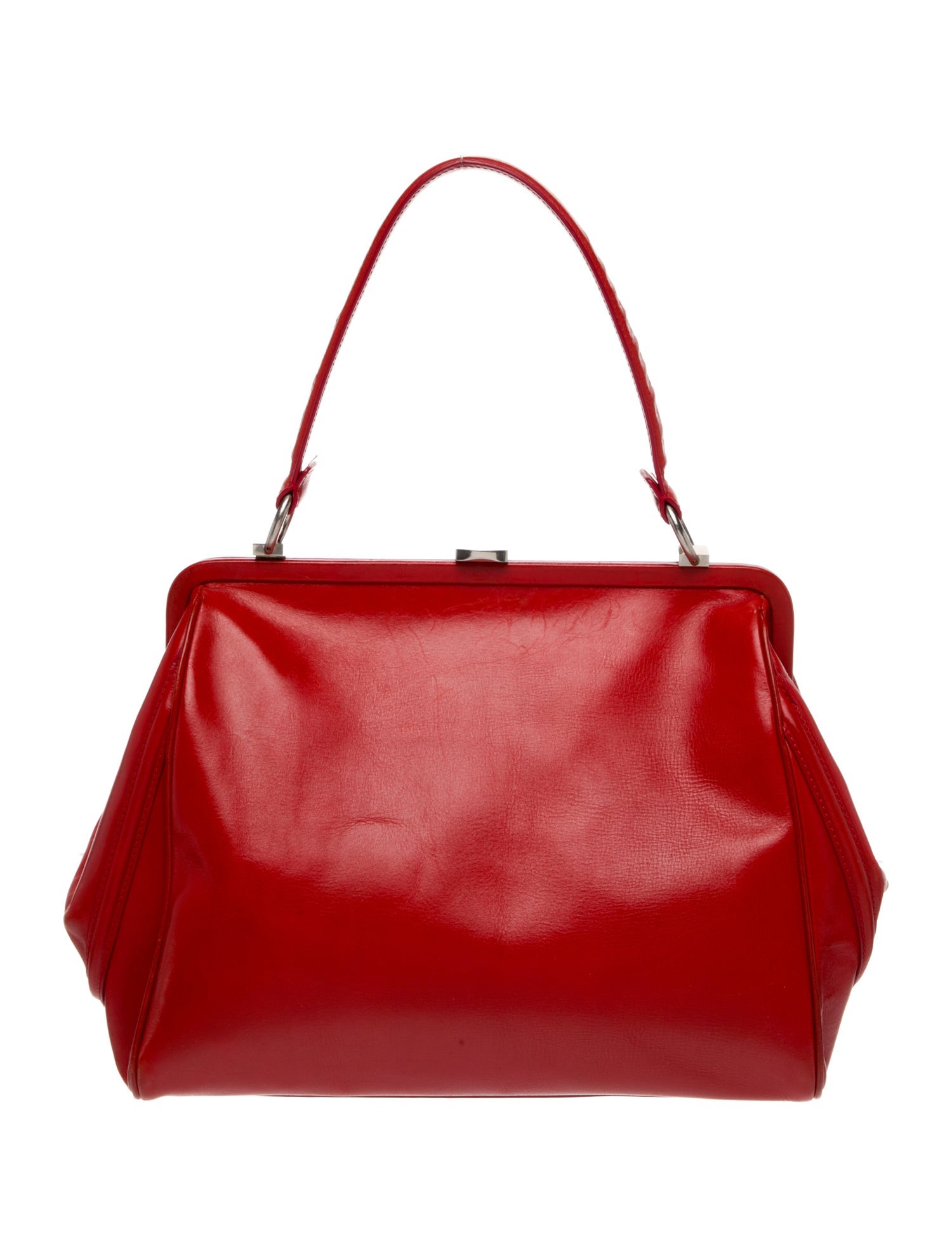 Ann Demeulemeester Leather Top Handle Bag
