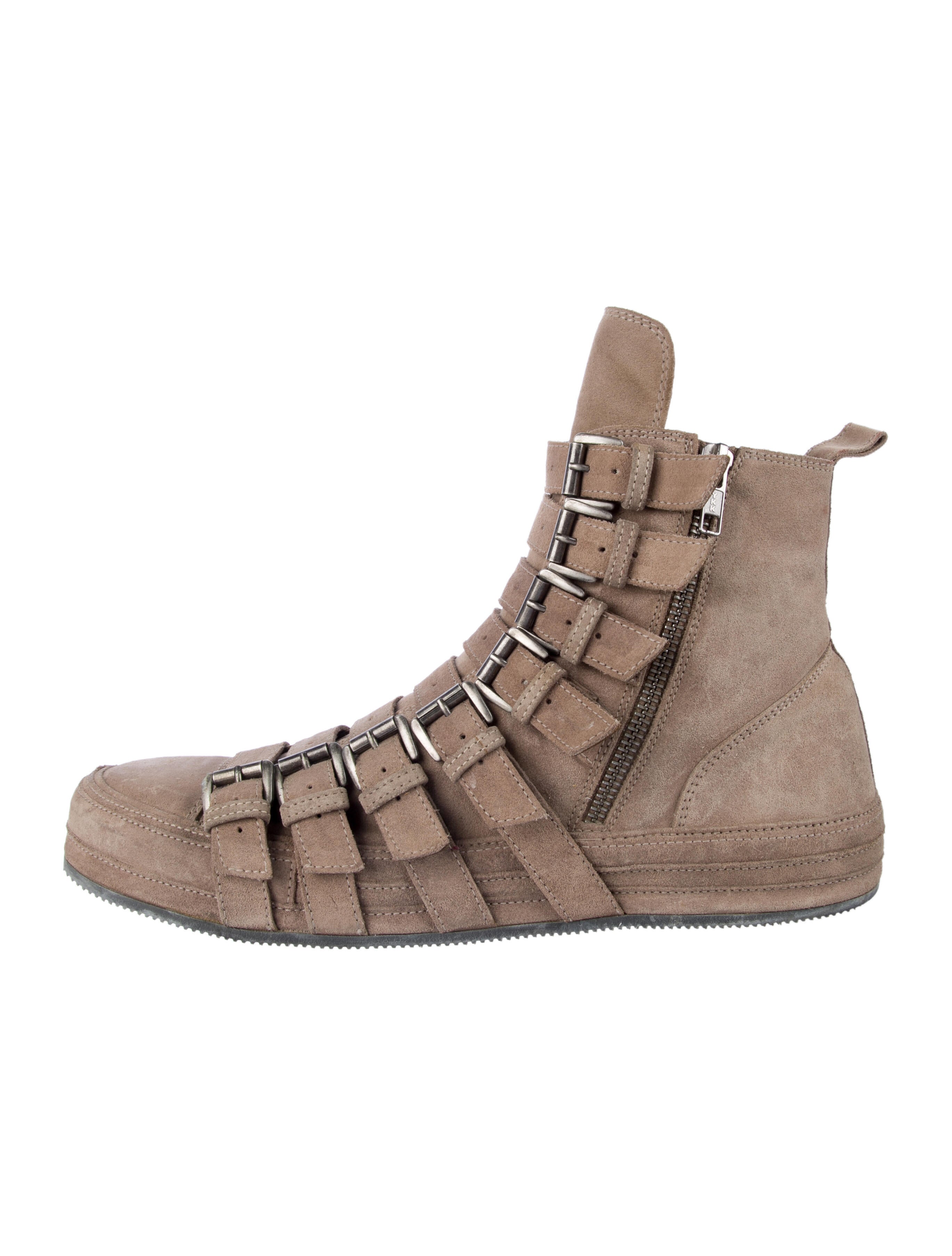 Ann Demeulemeester Suede Hiking Boots