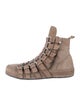 Ann Demeulemeester Suede Hiking Boots