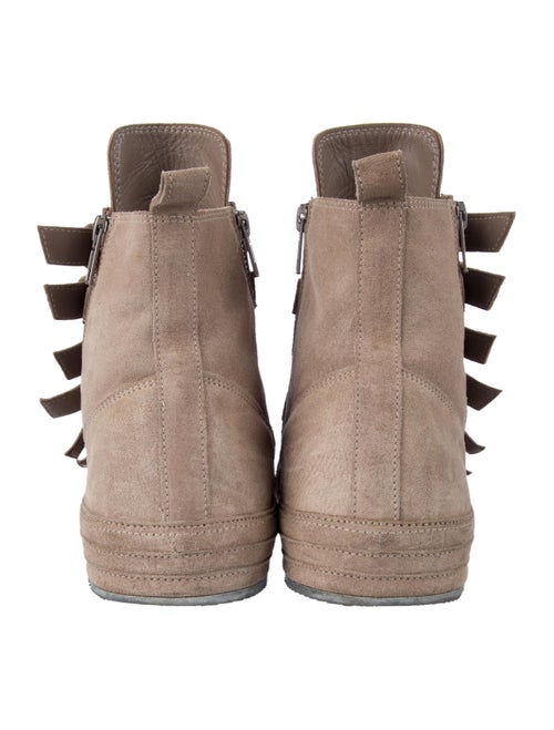 Ann Demeulemeester Suede Hiking Boots