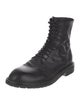 Ann Demeulemeester Leather Combat Boots
