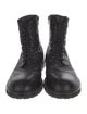 Ann Demeulemeester Leather Combat Boots