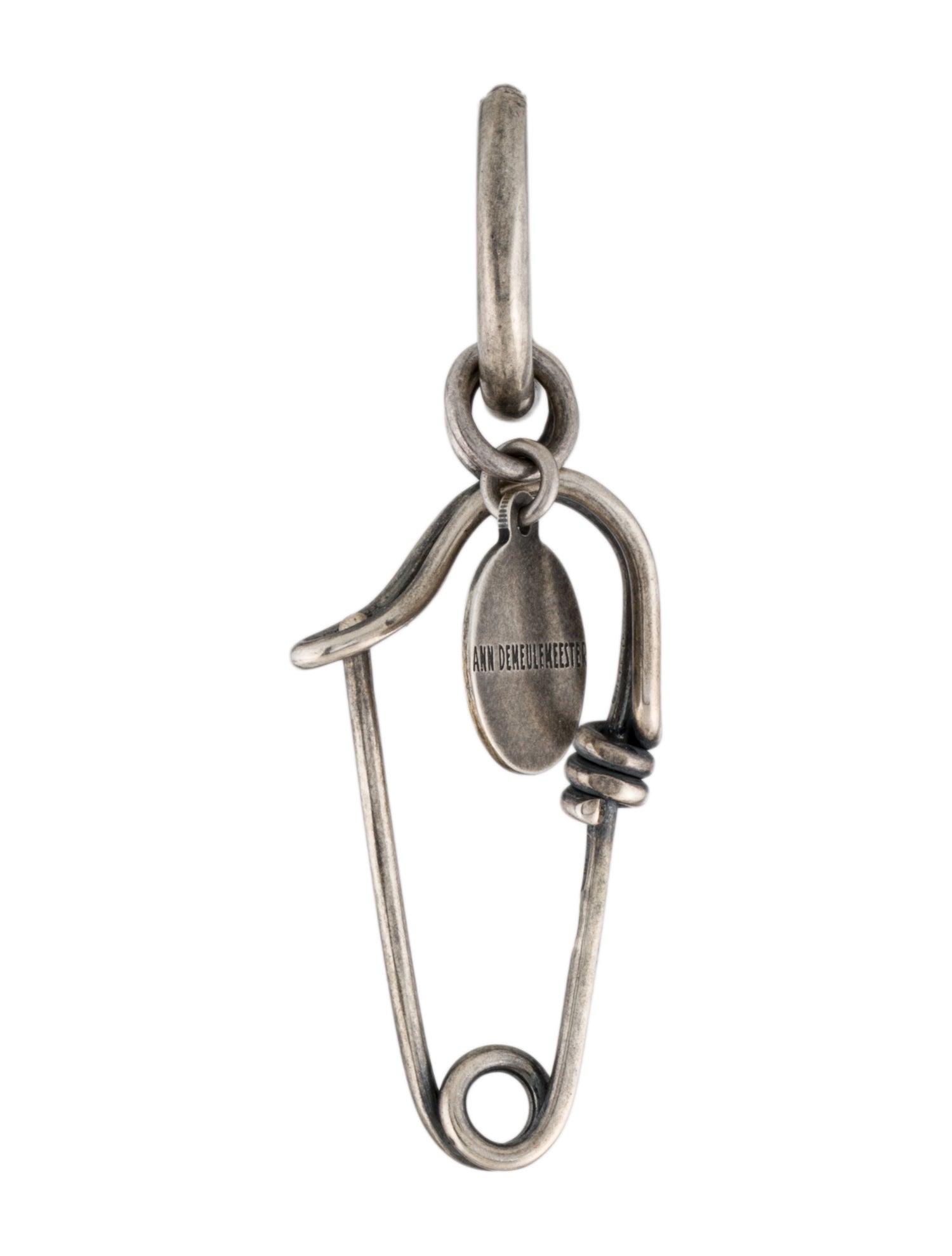 Ann Demeulemeester Lene Safety Pin Mono Single Earring