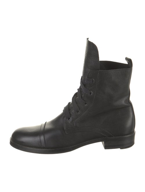 Ann Demeulemeester Leather Lace-Up Boots