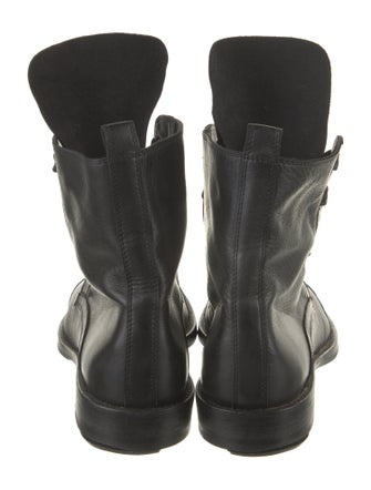 Ann Demeulemeester Leather Lace-Up Boots