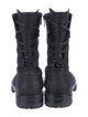 Ann Demeulemeester Leather Combat Boots