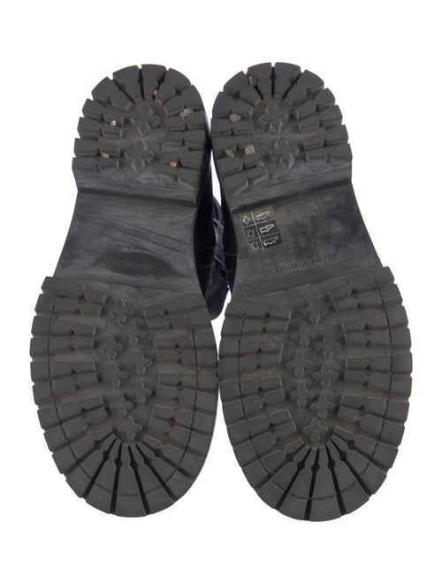 Ann Demeulemeester Leather Combat Boots