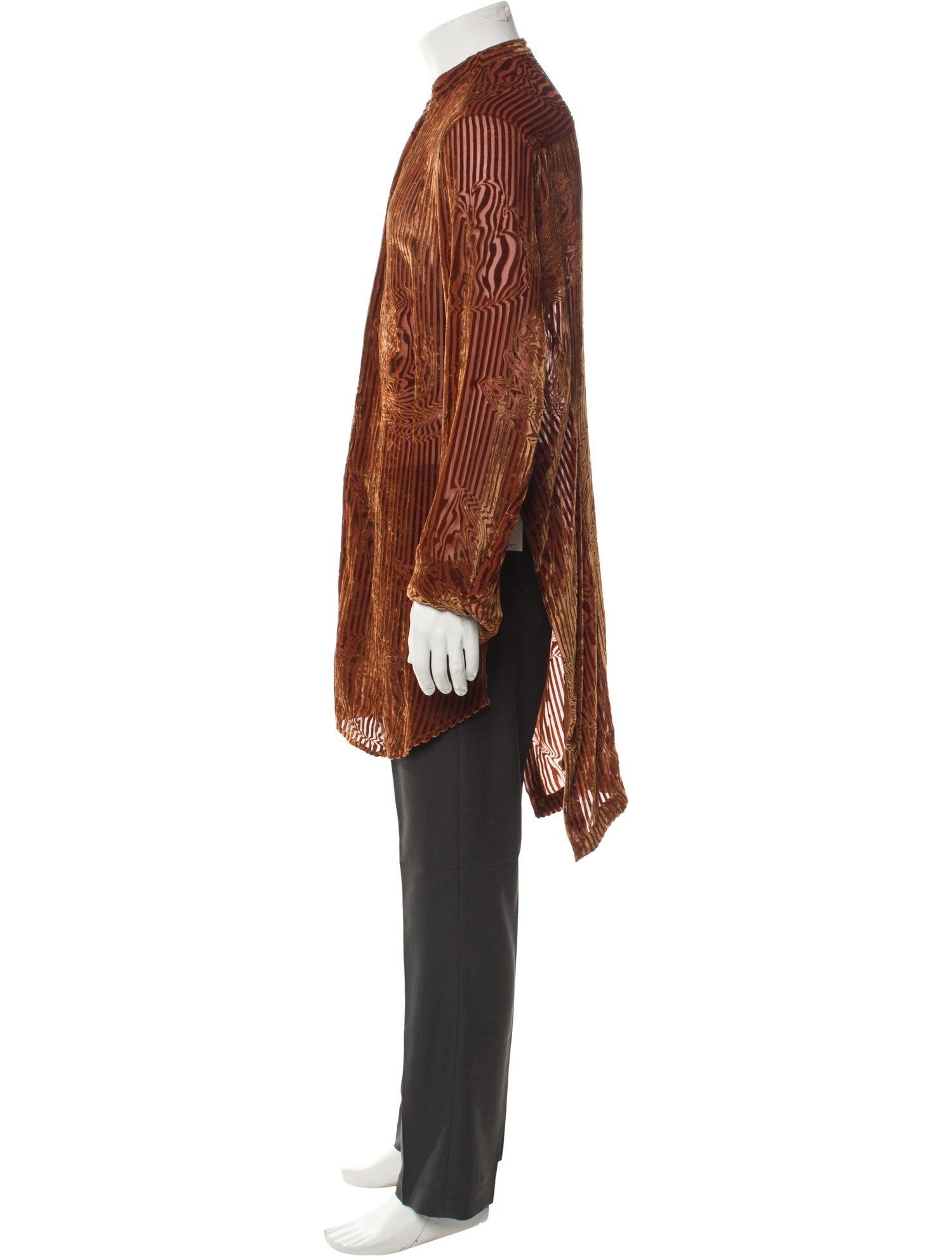 Ann Demeulemeester Striped Long Sleeve Shirt