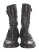 Ann Demeulemeester Leather Combat Boots