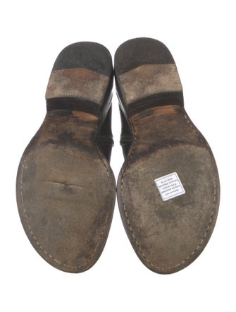 Ann Demeulemeester Leather Combat Boots