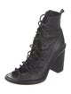 Ann Demeulemeester Leather Lace-Up Boots