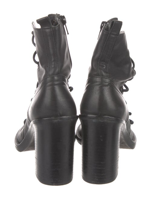 Ann Demeulemeester Leather Lace-Up Boots