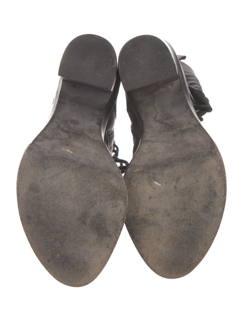 Ann Demeulemeester Leather Lace-Up Boots