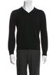 Ann Demeulemeester Virgin Wool V-Neck Pullover
