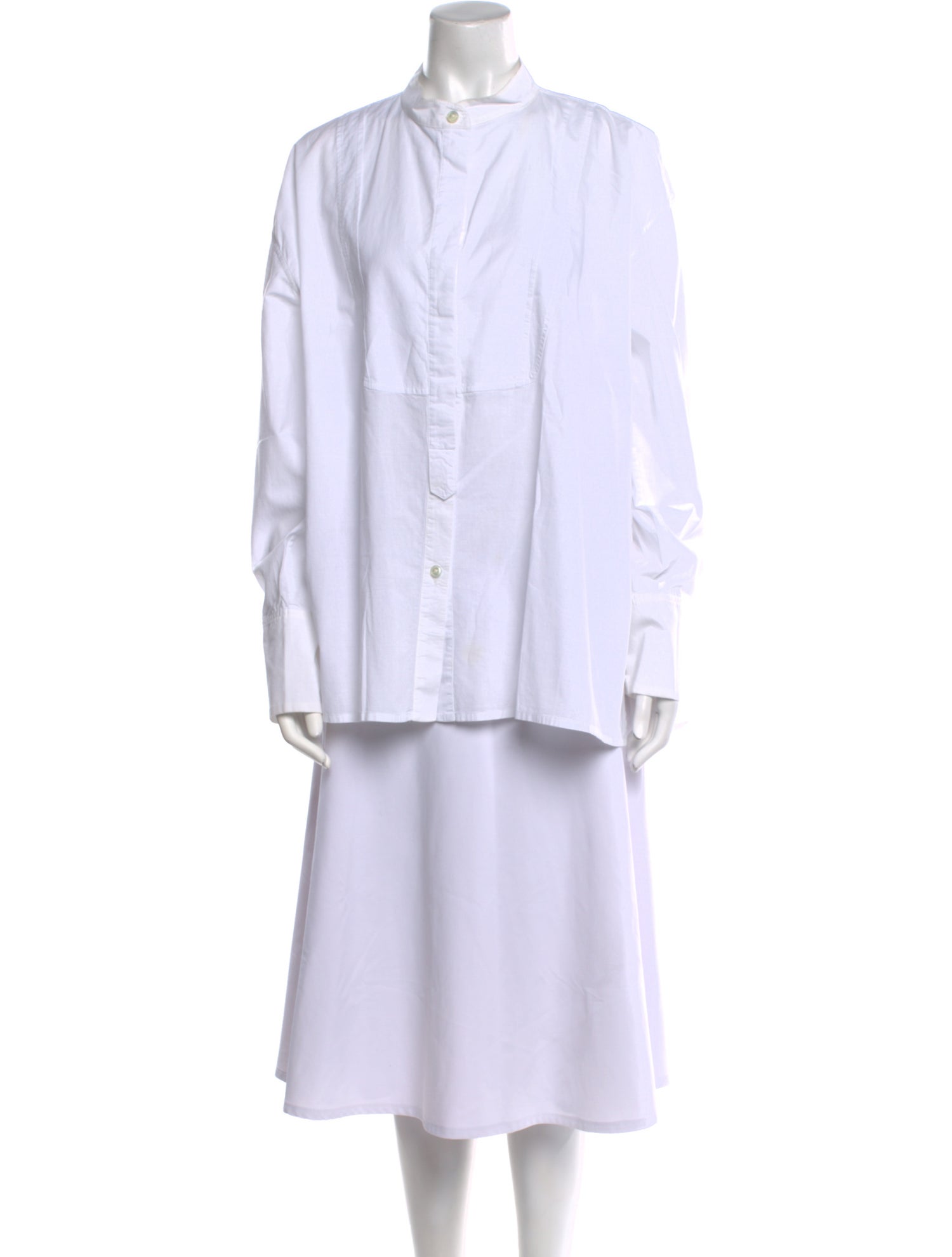 Ann Demeulemeester Mock Neck Long Sleeve Tunic