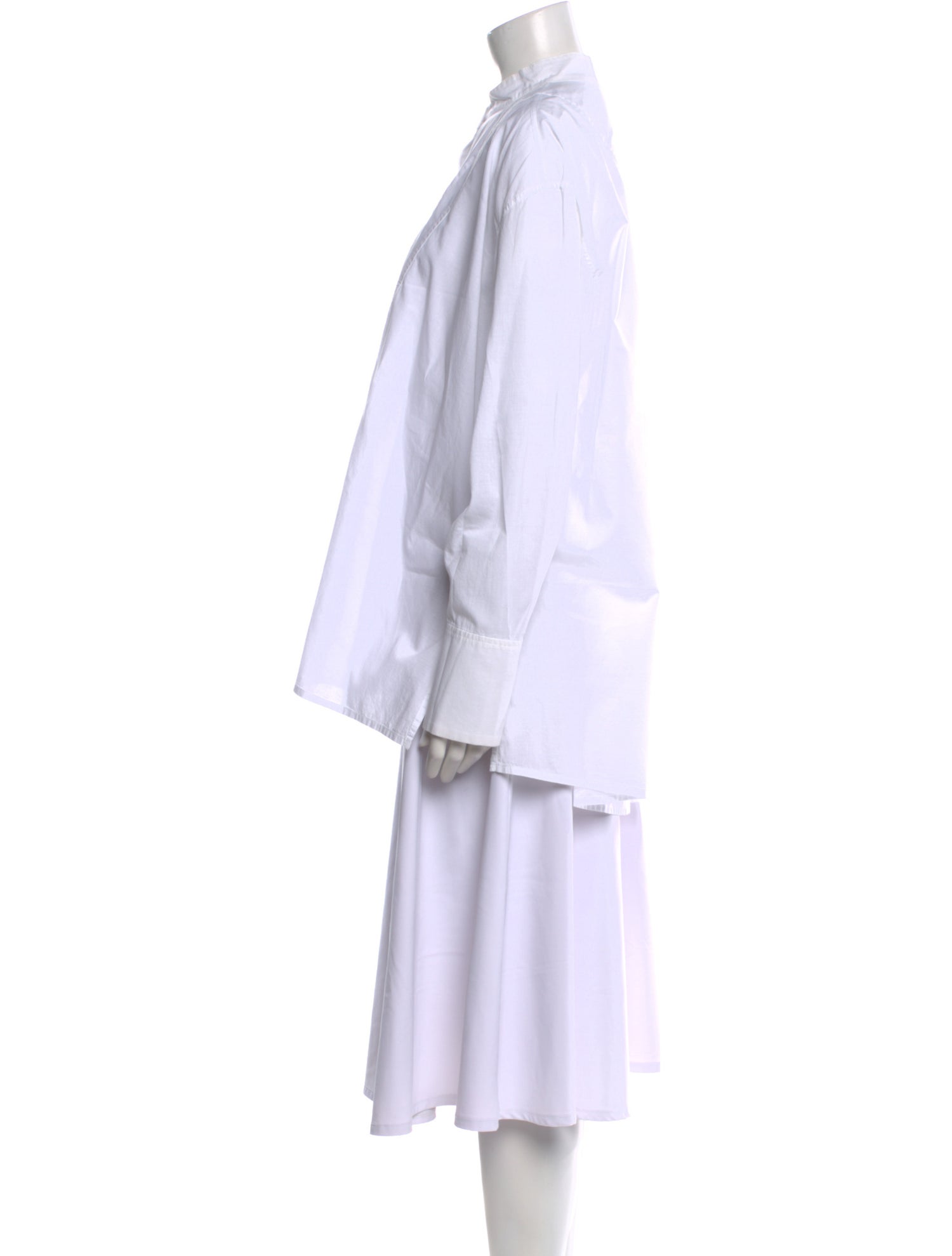 Ann Demeulemeester Mock Neck Long Sleeve Tunic