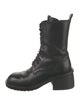 Ann Demeulemeester Leather Combat Boots