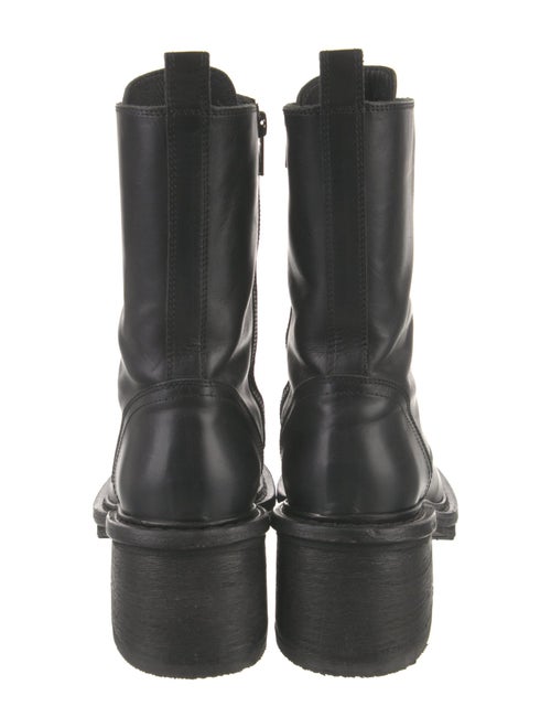Ann Demeulemeester Leather Combat Boots