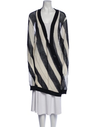 Ann Demeulemeester Wool Striped Sweater