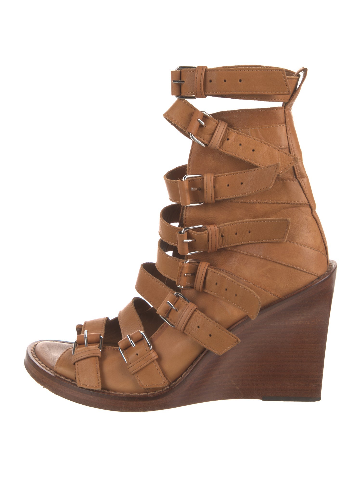Ann Demeulemeester Leather Gladiator Sandals