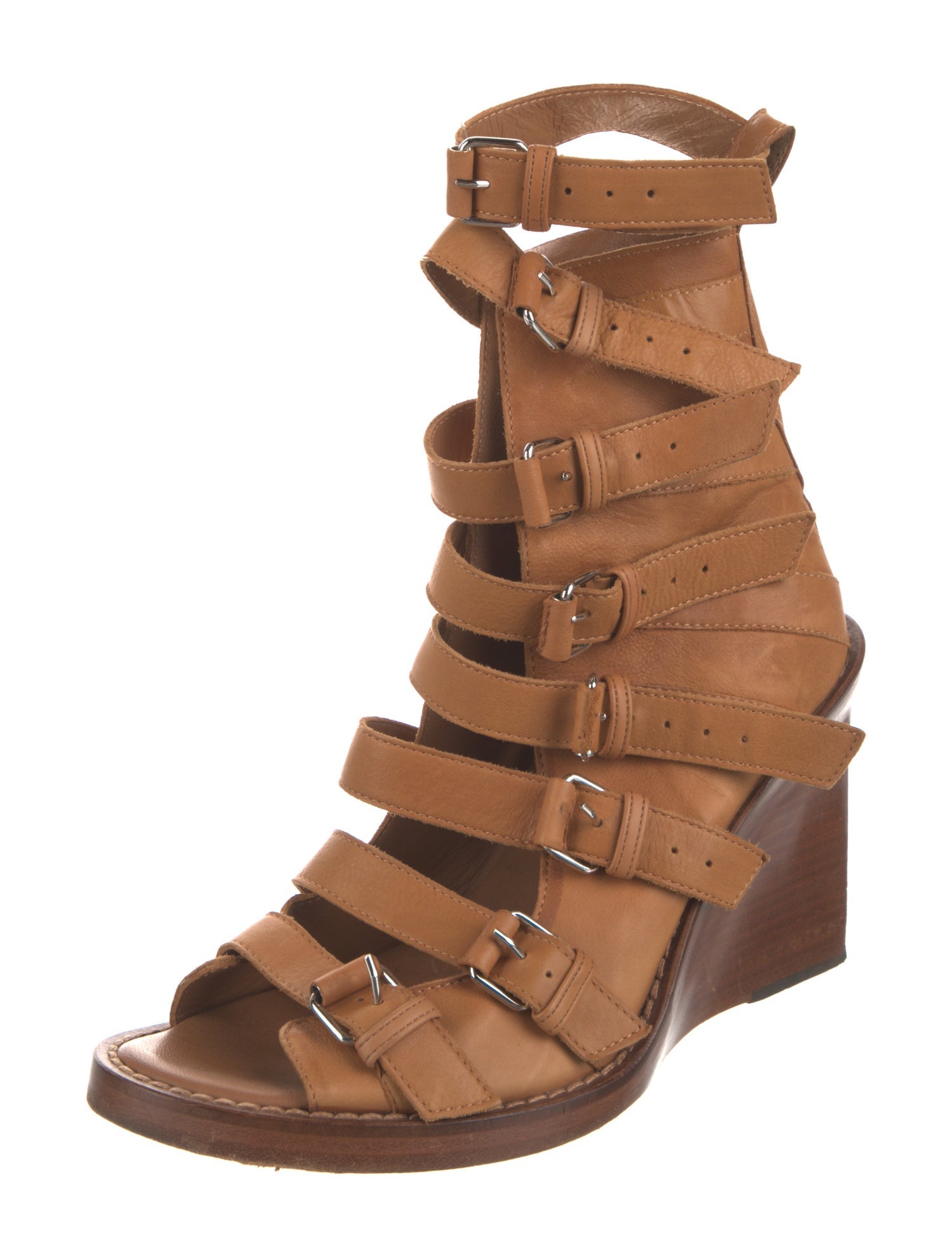 Ann Demeulemeester Leather Gladiator Sandals