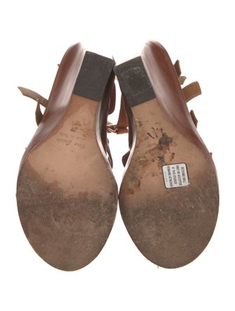 Ann Demeulemeester Leather Gladiator Sandals