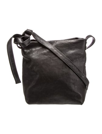 Ann Demeulemeester Leather Messenger Bag