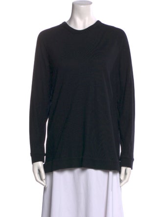 Ann Demeulemeester Crew Neck Long Sleeve Sweatshirt