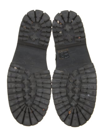 Ann Demeulemeester Leather Combat Boots