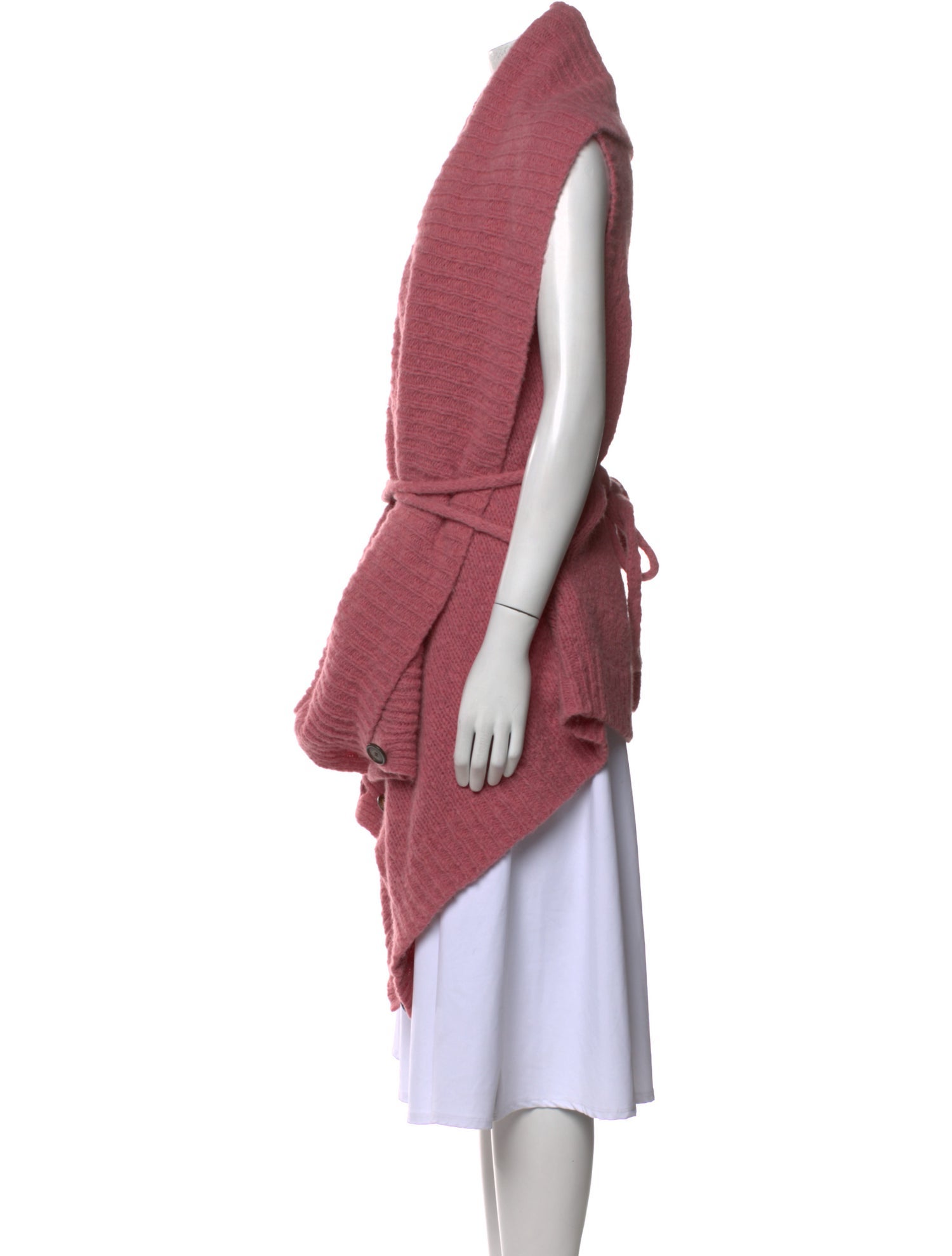 Ann Demeulemeester Alpaca Open Front Sweater