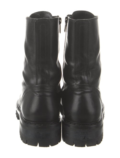 Ann Demeulemeester Leather Combat Boots