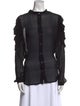 Ann Demeulemeester Mock Neck Long Sleeve Blouse