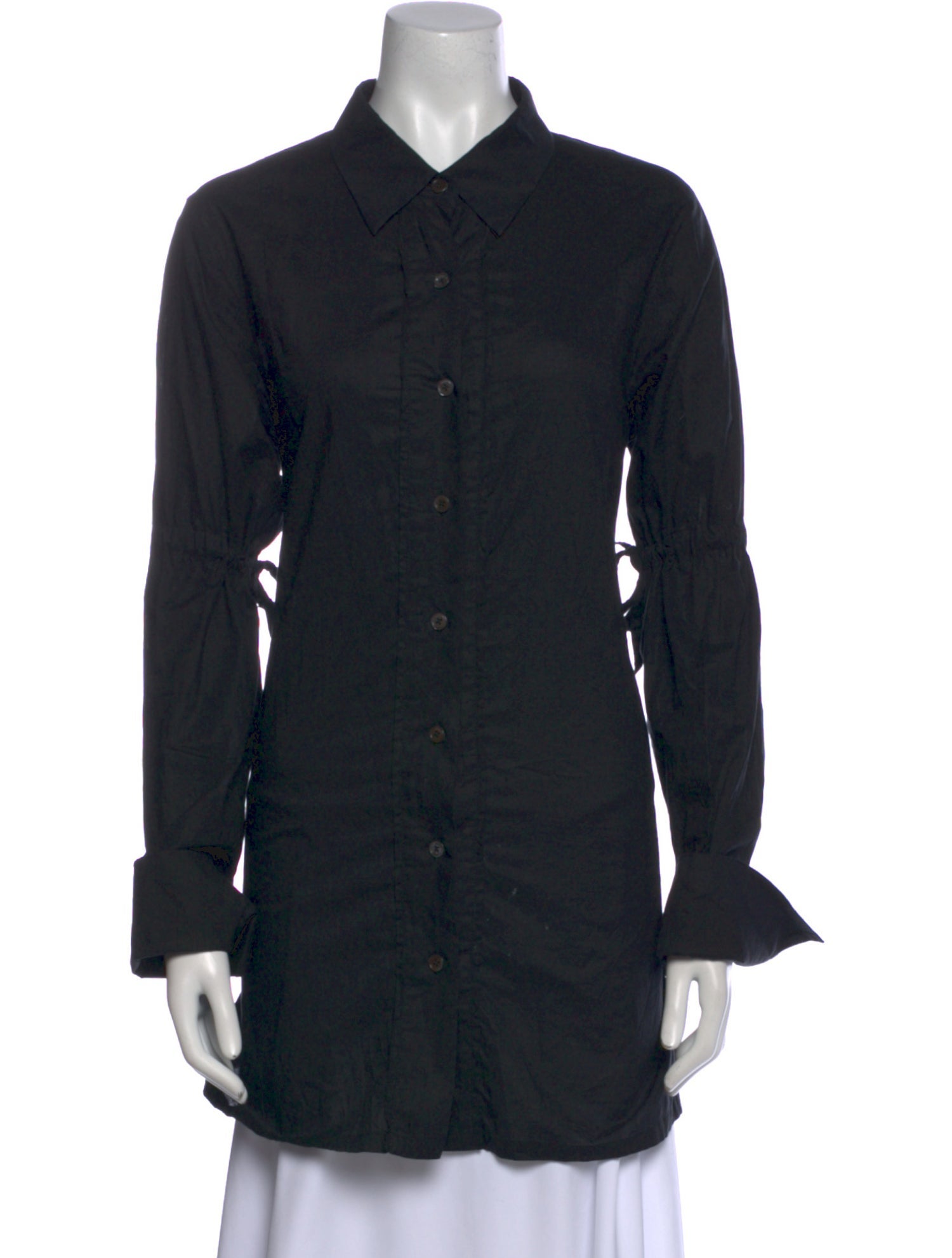 Ann Demeulemeester Long Sleeve Button-Up Top