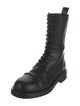 Ann Demeulemeester Leather Combat Boots
