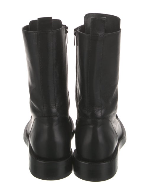 Ann Demeulemeester Leather Combat Boots