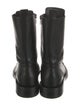 Ann Demeulemeester Leather Combat Boots