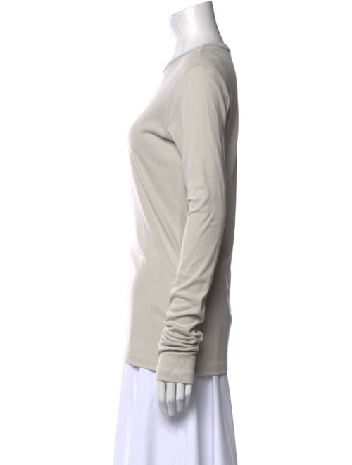 Ann Demeulemeester Bateau Neckline Long Sleeve Top