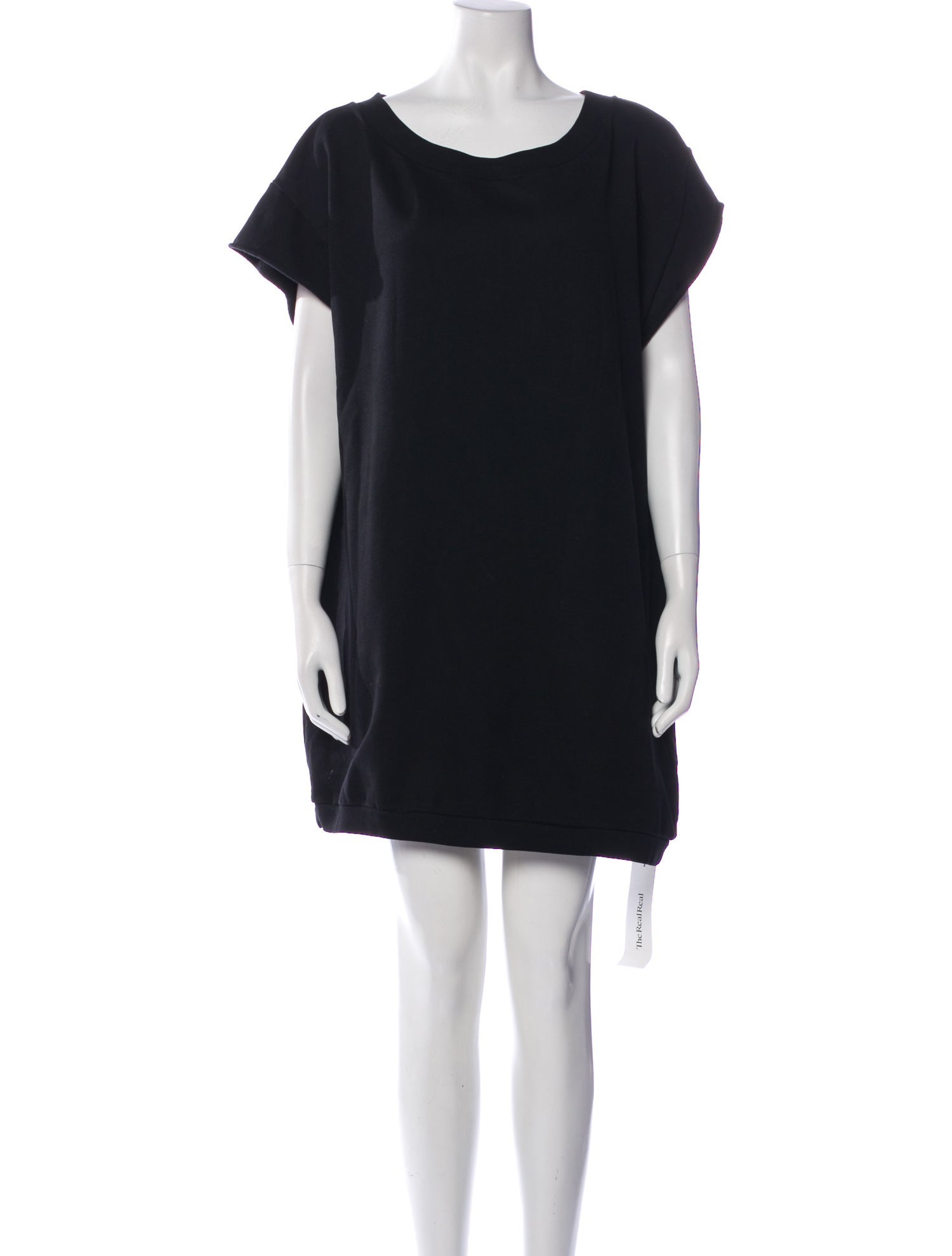 Ann Demeulemeester Bateau Neckline Mini Dress