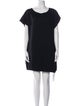 Ann Demeulemeester Bateau Neckline Mini Dress