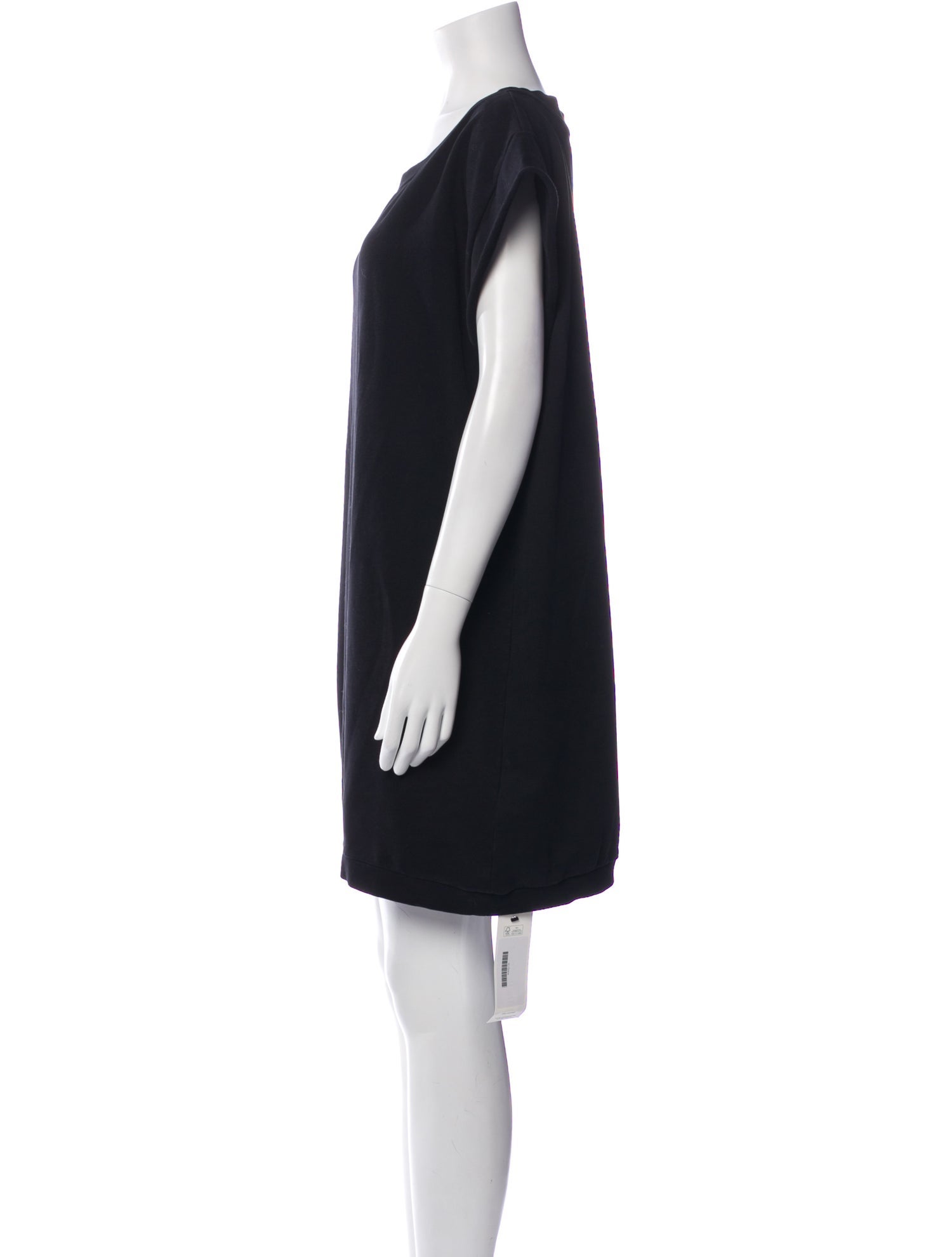 Ann Demeulemeester Bateau Neckline Mini Dress