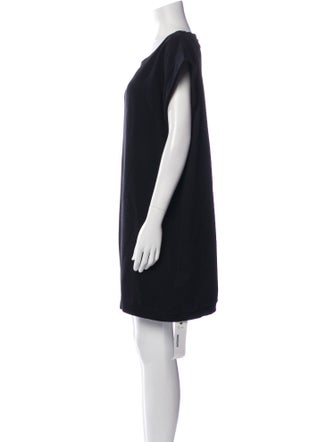 Ann Demeulemeester Bateau Neckline Mini Dress